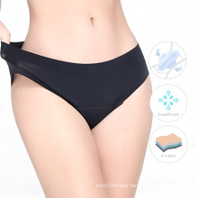 Breathable Women's Anti-Microbial Menstrual Period Panties Moisture Wicking Period Proof Girls Leak Proof Underwear